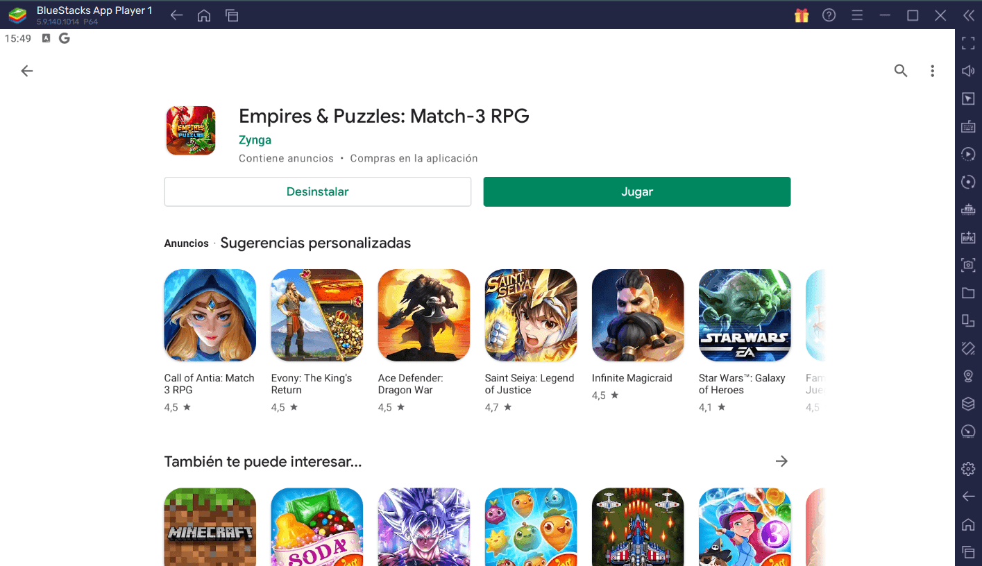 Cómo jugar Empires & Puzzles en PC con BlueStacks