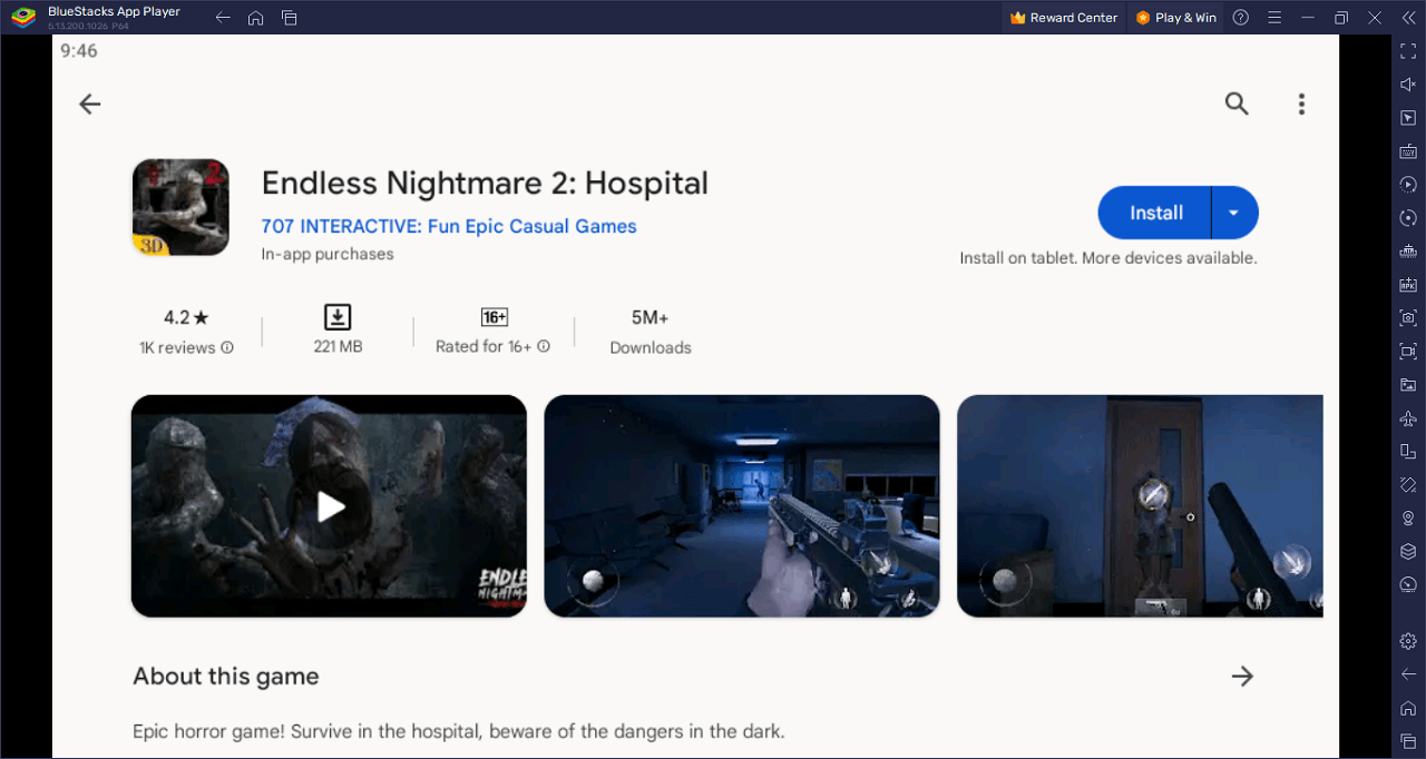 How to Play Endless Nightmare 2: Hospital on PC With BlueStacks
