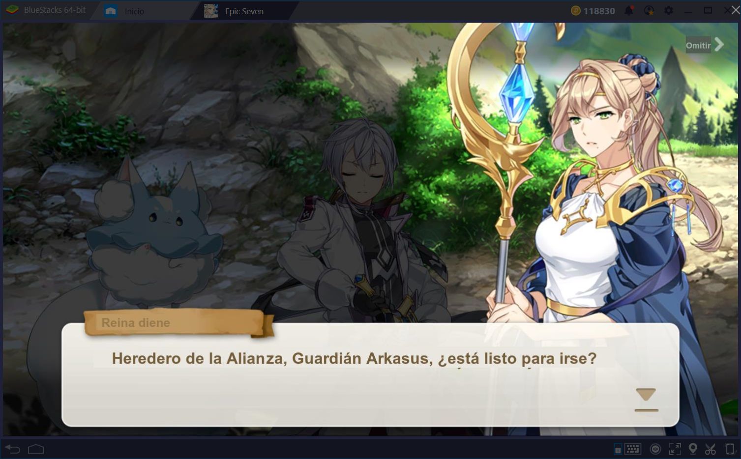 Guía de Configuración de BlueStacks para Epic Seven