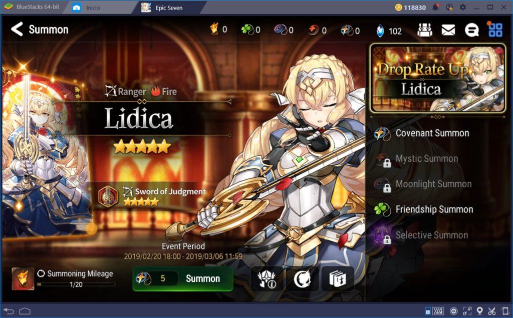 Guía de Configuración de BlueStacks para Epic Seven | BlueStacks 4