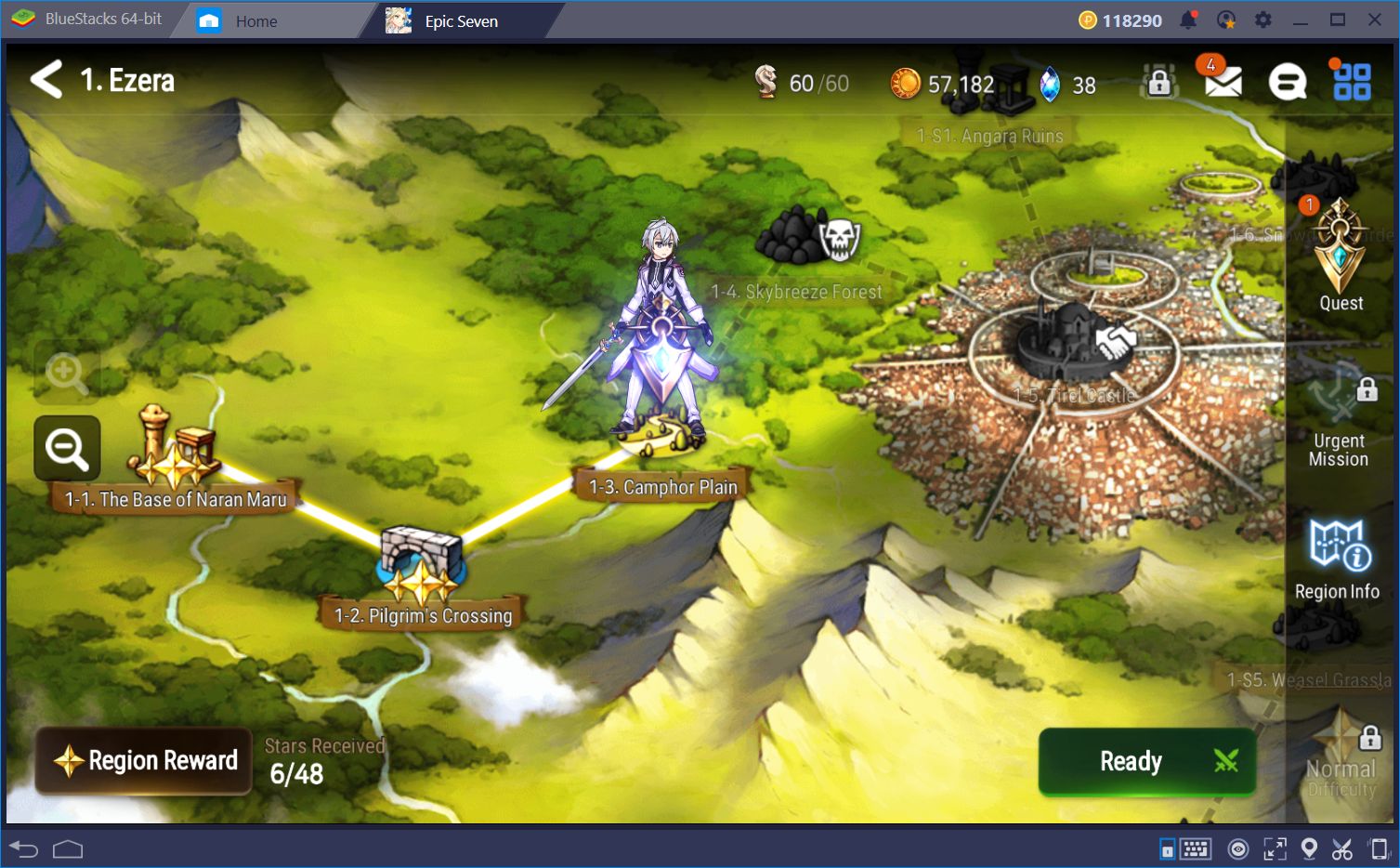 Guía Para Reroll con BlueStacks en Epic Seven