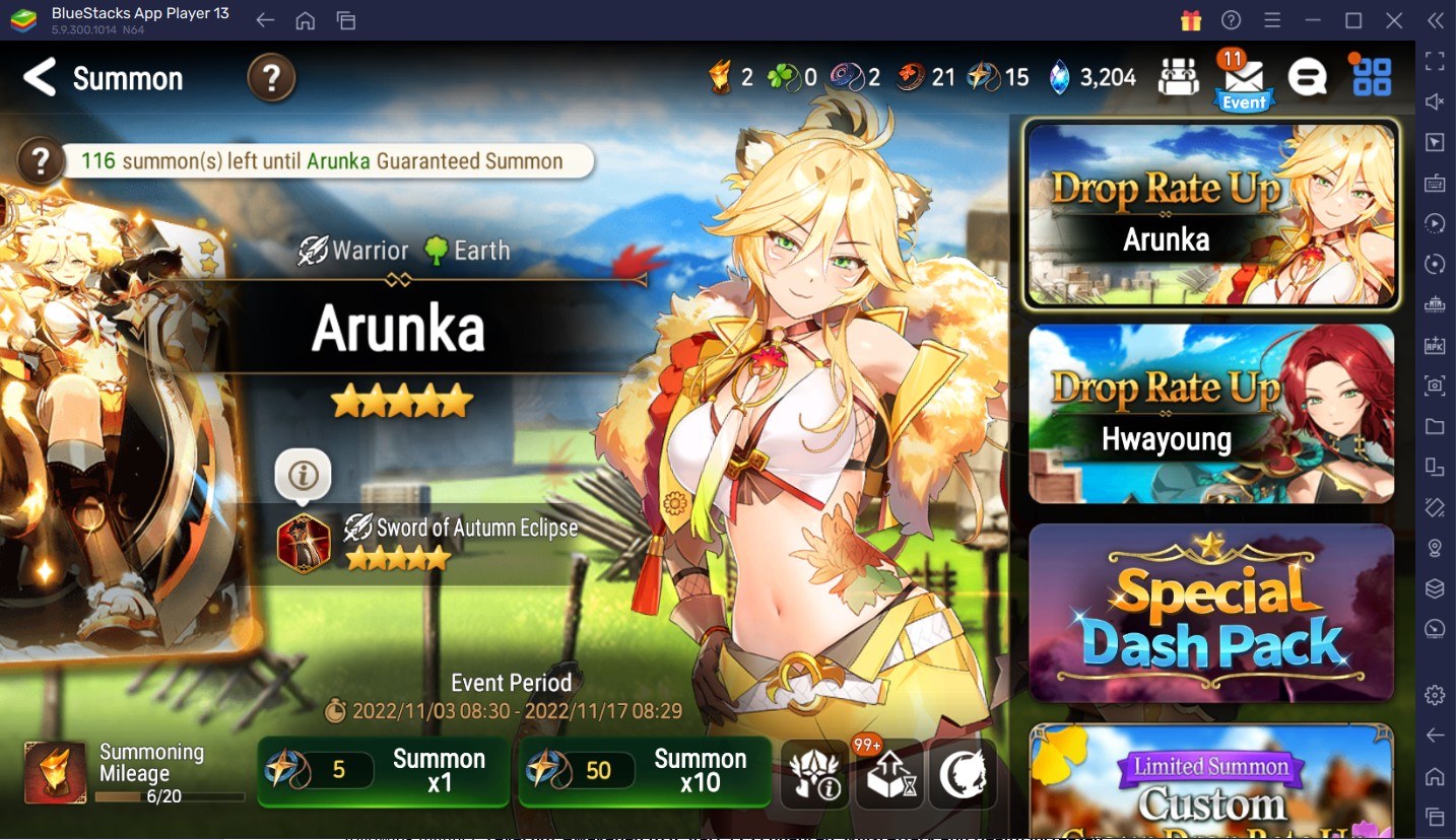 Epic Seven – New Hero Arunka and Special Side Story A Fable of the Demons of Natalon
