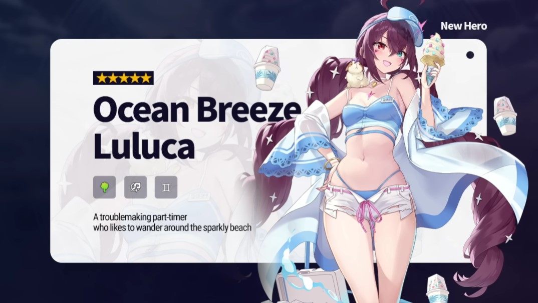 Epic Seven – New Hero Ocean Breeze Luluca, 3 Exclusive Equipment, Summer Epic Pass, and A Midsummer Paradise Side Story