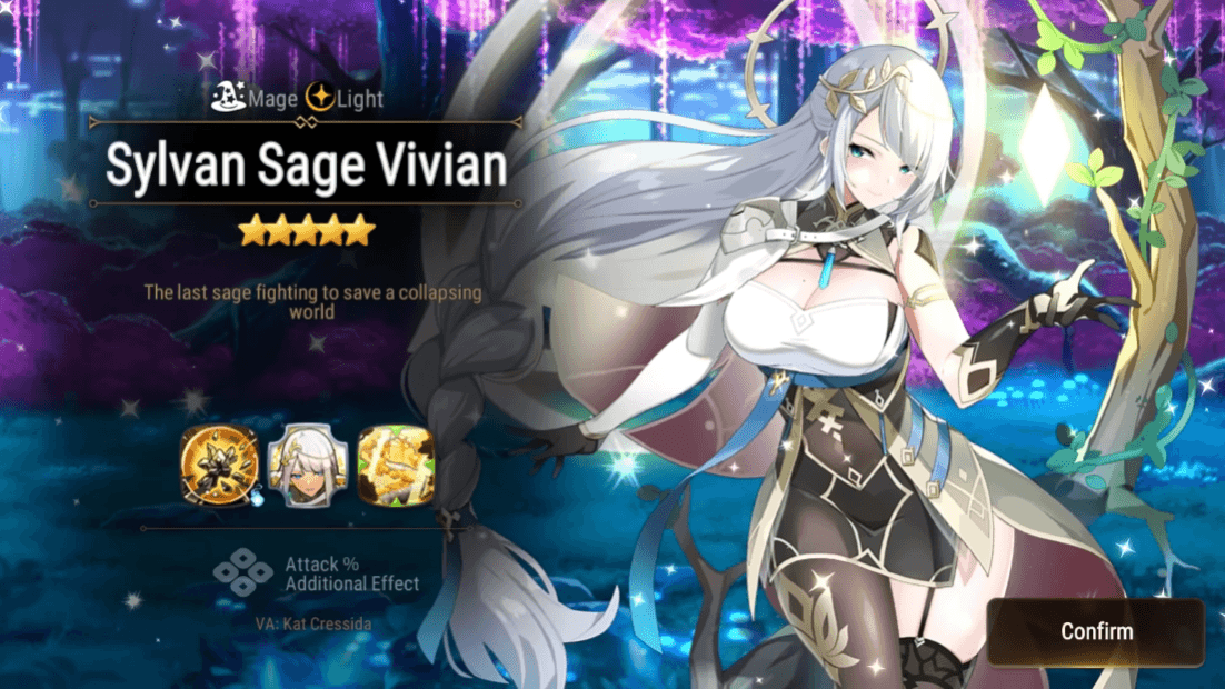 Epic Seven – Specialty Change Alexa, New Hero Sylvan Sage Vivian, and New Exclusive Equipment