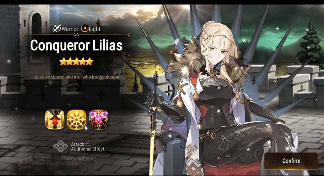 Epic Seven – New Hero Conqueror Lilias, Side Story Re-Run, and Limited Fairytale Tenebria Re-Run