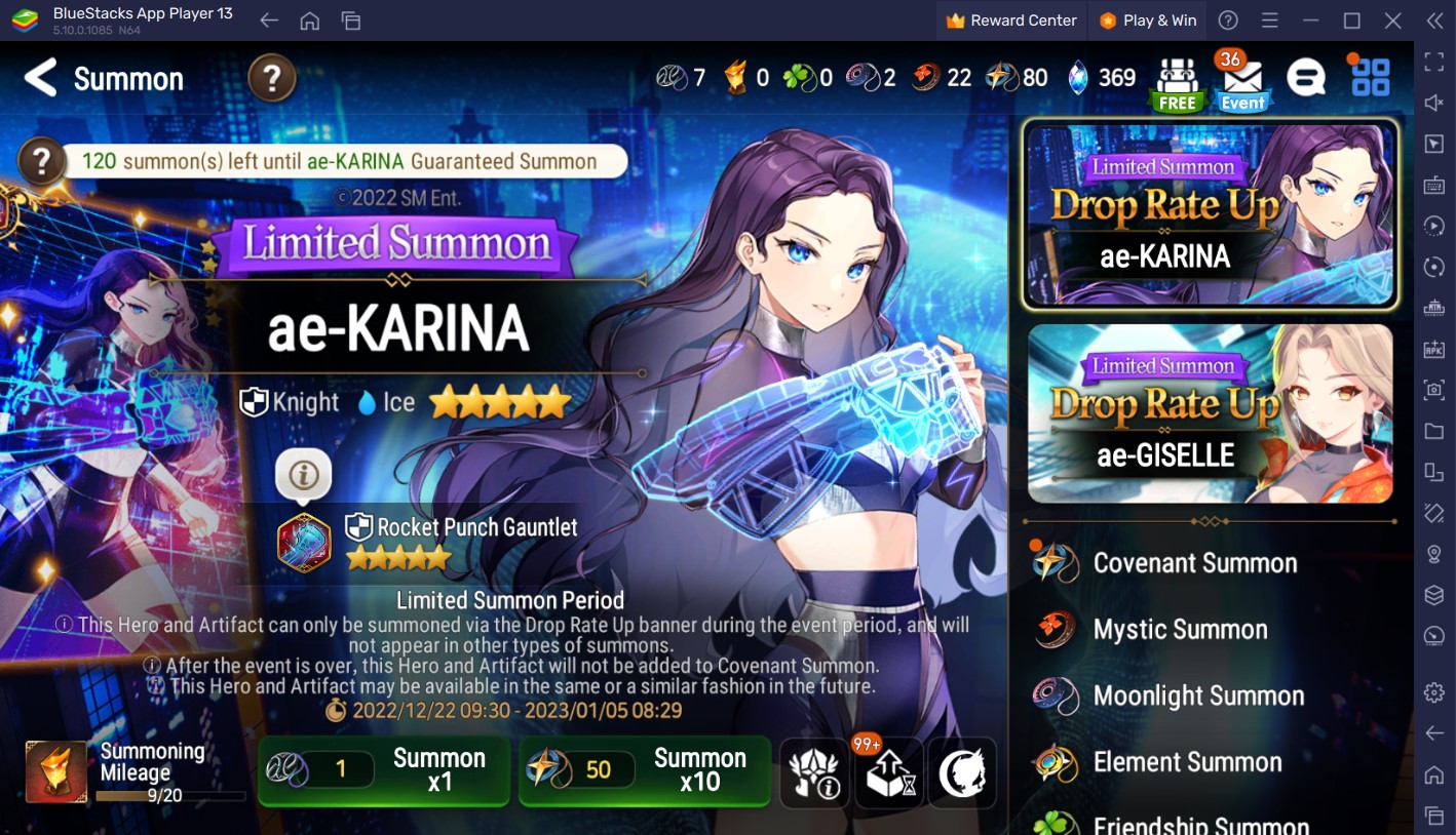 Epic Seven - Nuevos héroes ae-Karina, Death Dealer Ray y Laberinto de la conciencia de Malicus