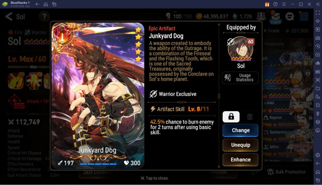 Epic Seven Sol Badguy Hero Guide Abilities, Builds, Team