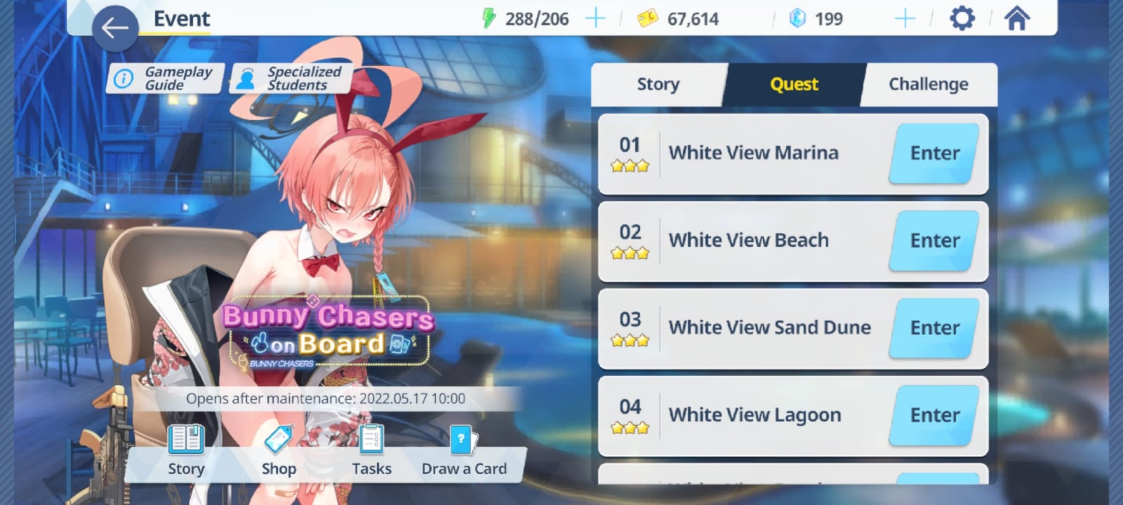 Event Terbaru Bunny Chasers on Board Hadir Untuk Memeriahkan Blue Archive