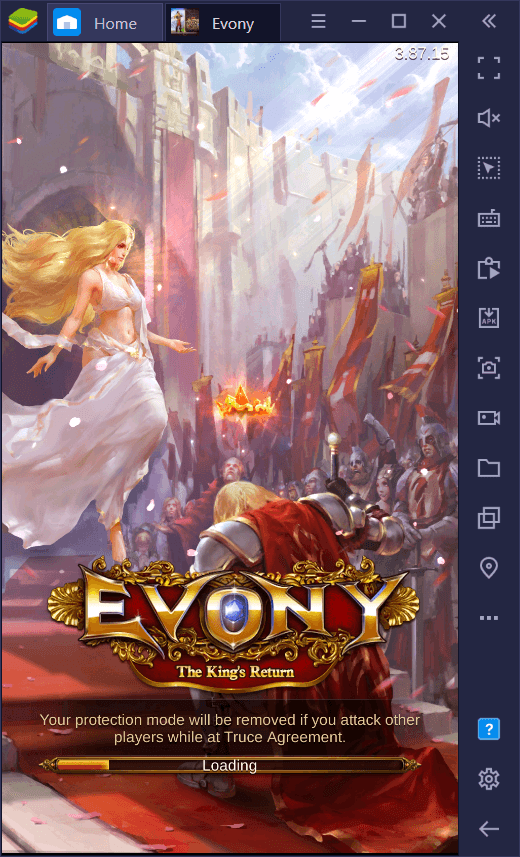 evony kings return record video android