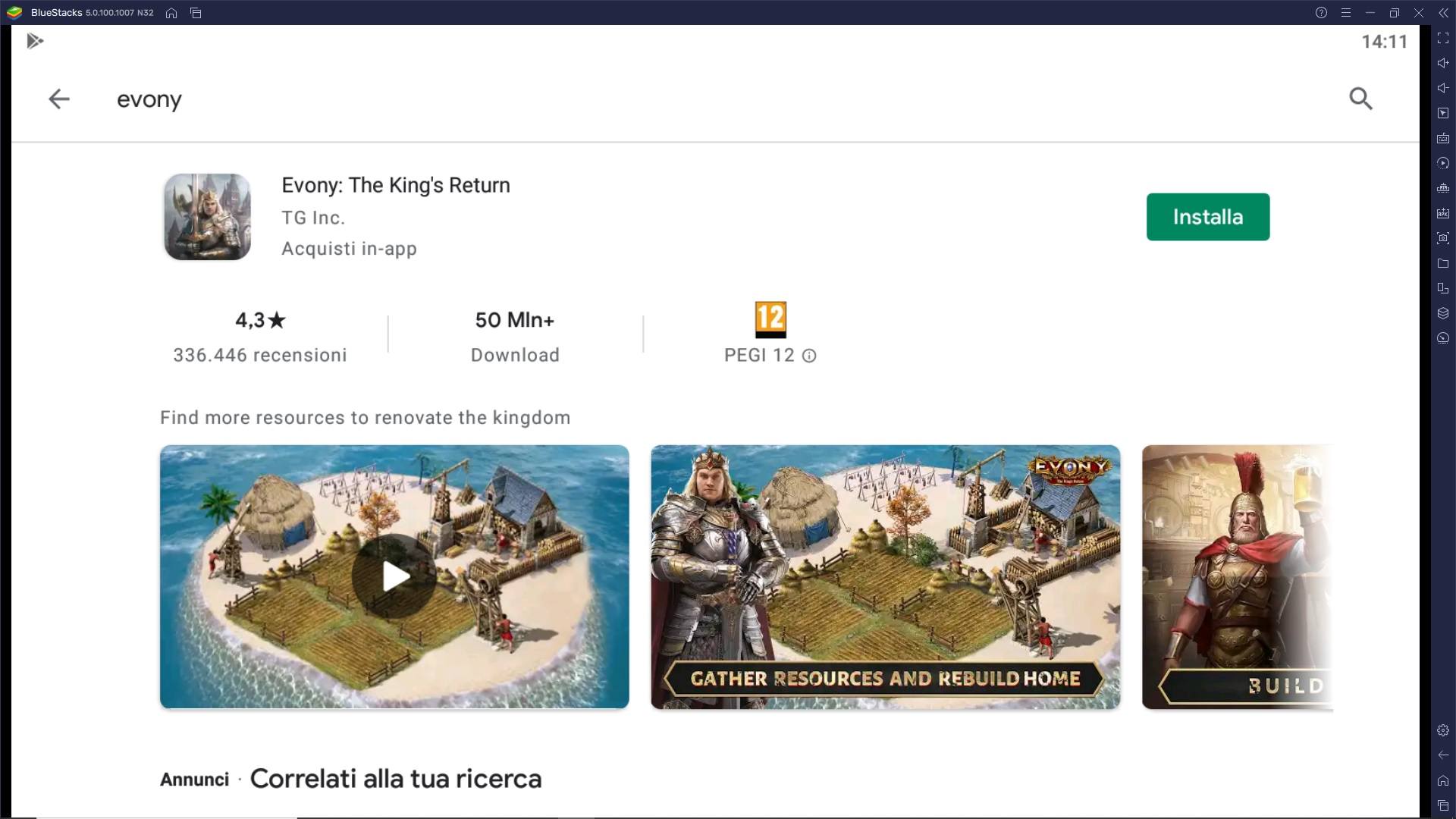 Gioca Evony: The King’s Return con BlueStacks