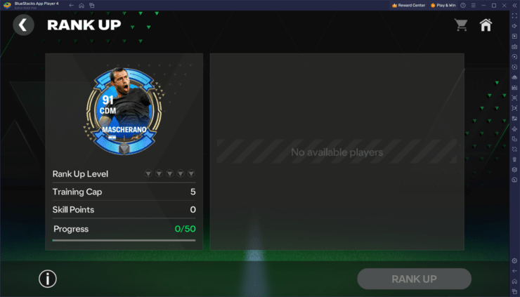 كيفية زيادة رتبة اللاعب في لعبة FC Mobile على الكمبيوتر الشخصي باستخدام BlueStacks