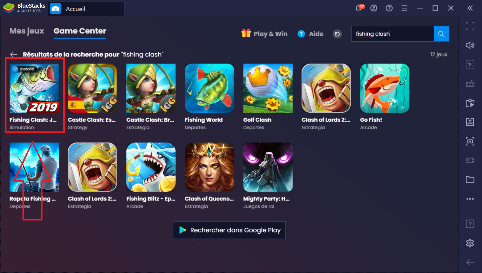 Apprenez à attraper des poissons sur BlueStacks dans Fishing Clash