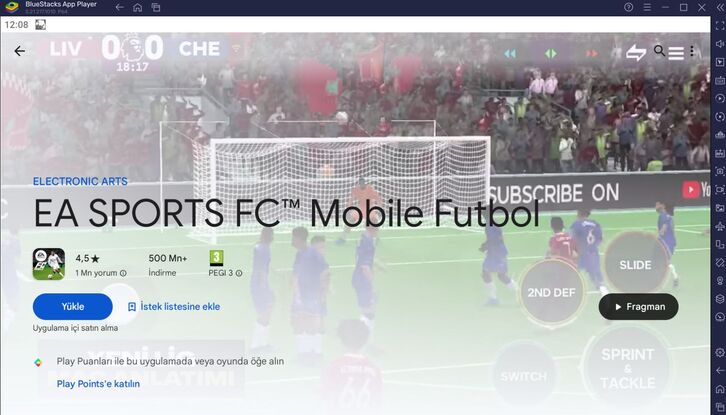 BlueStacks ile EA SPORTS FC Mobile Futbol PC Kurulum Rehberi