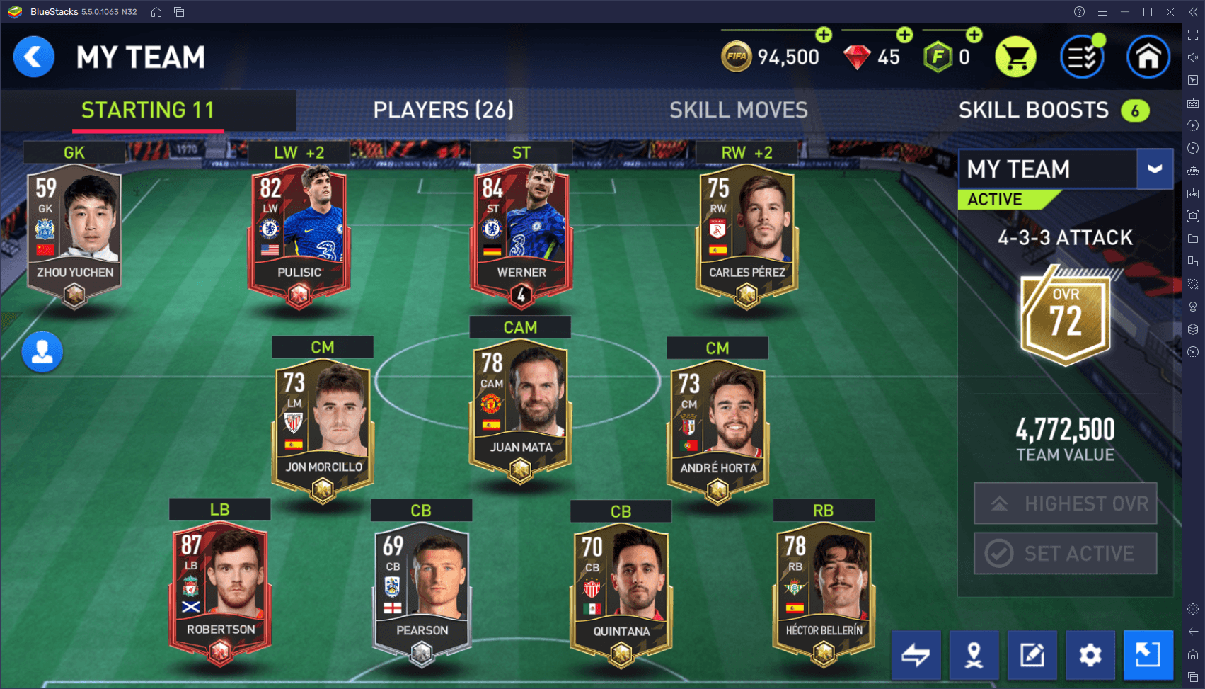 How to quickly increase overall of FIFA Mobile players