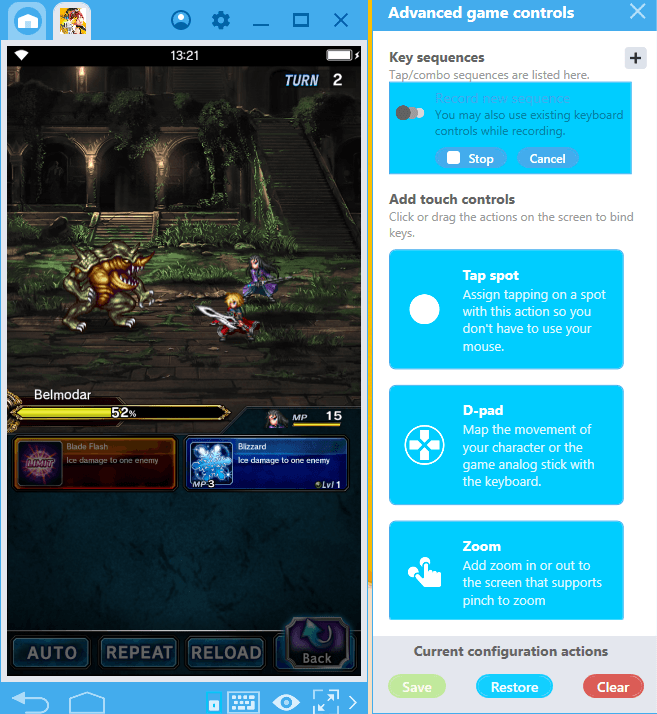 Final Fantasy Brave Exvius gets a boost on BlueStacks 4.2 with the new Combo Key Feature