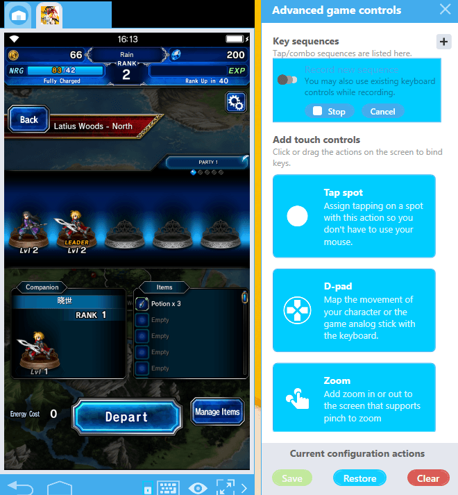 Final Fantasy Brave Exvius bekommt ein Upgrade auf BlueStacks dank der neuen Kombi-Tastenfunktion