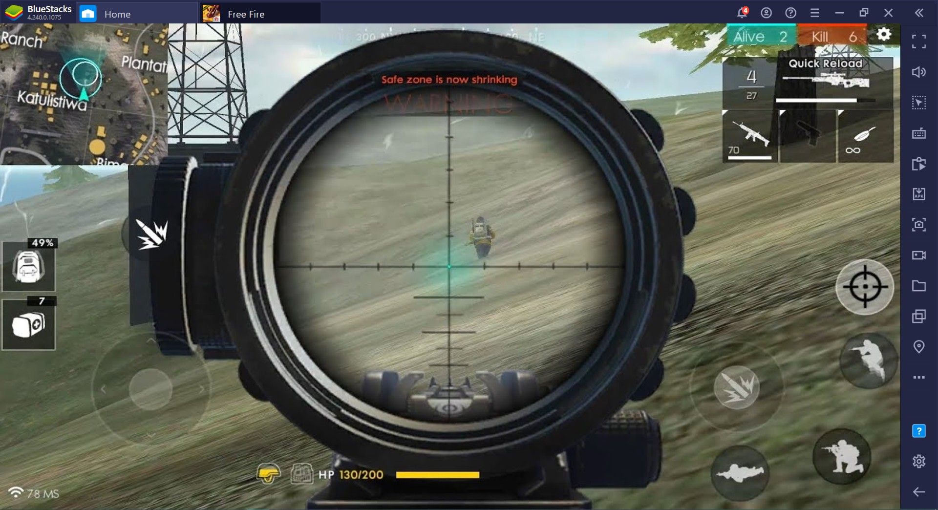 Guia de Sniper do Free Fire: Campere debaixo dos olhos dos inimigos