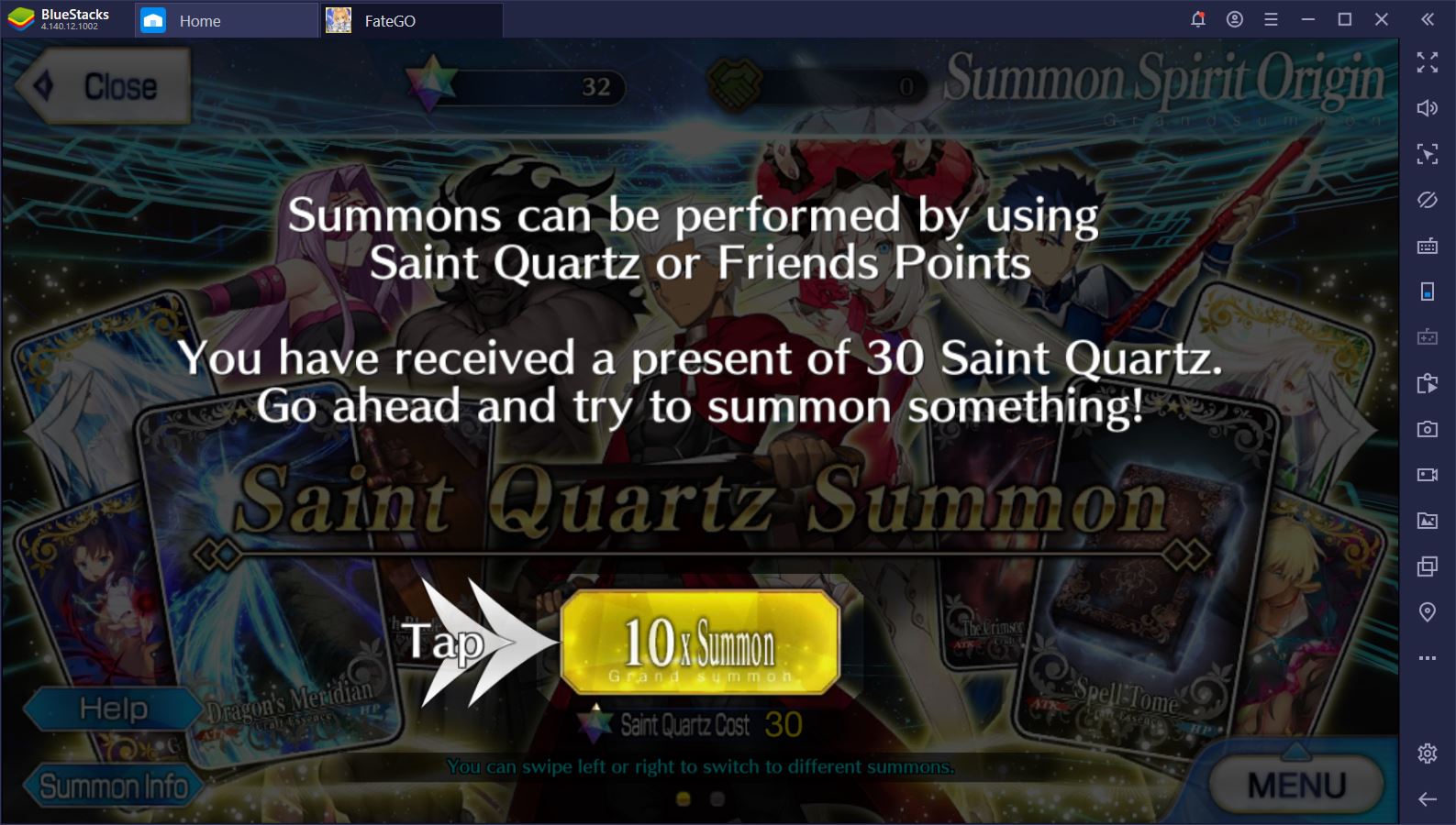 Fate Grand Order On Pc How To Reroll Quickly With Bluestacks