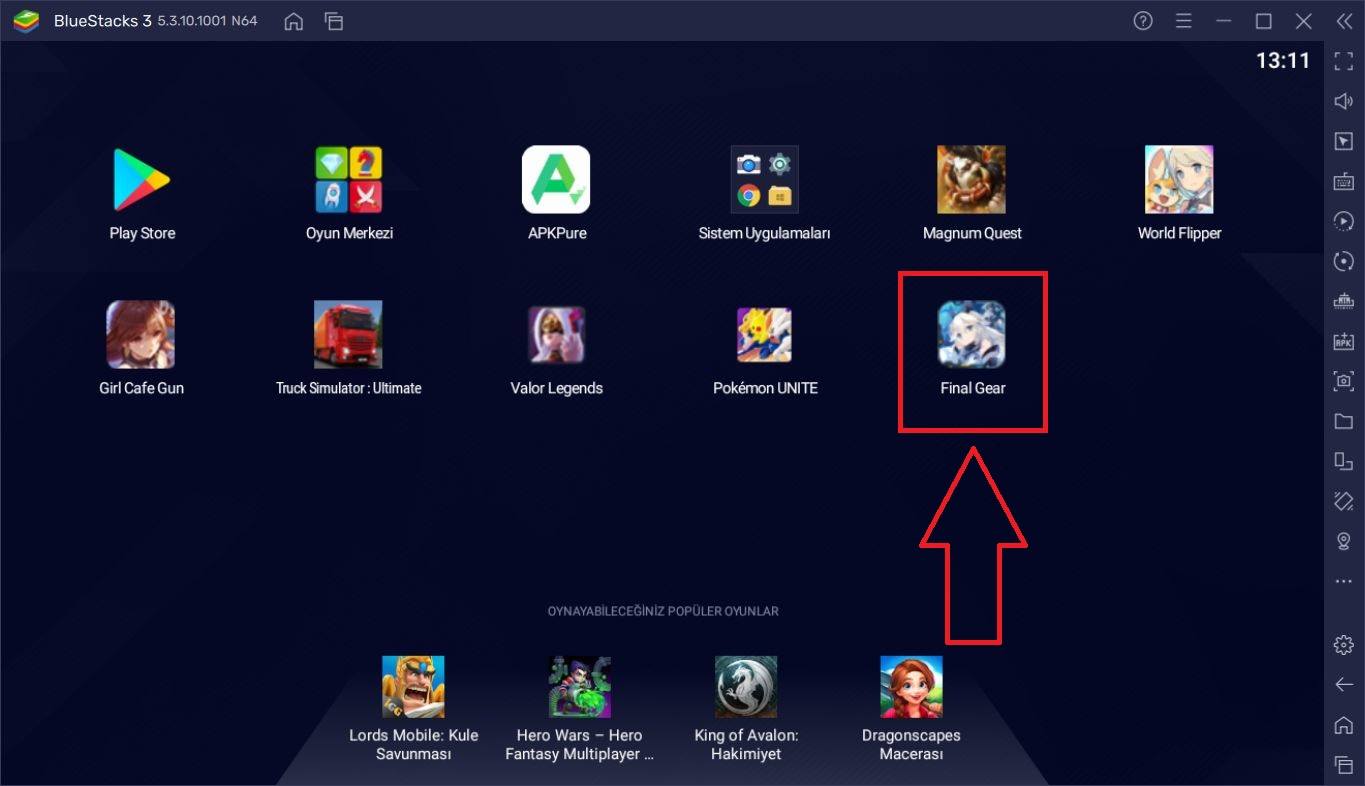 Final Gear BlueStacks ile Nasıl Oynanır - PC Kurulum Rehberi