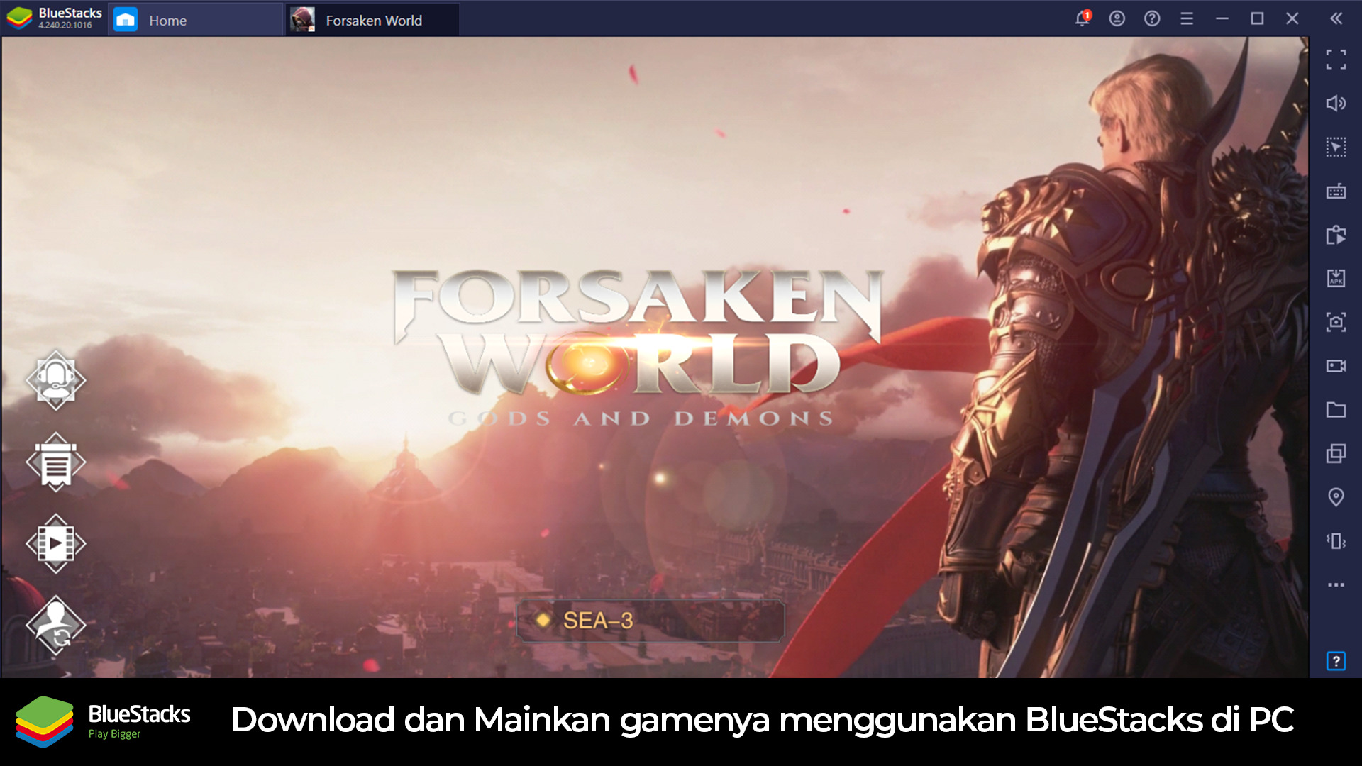 Cara Download dan Main MMORPG Forsaken World: Gods and Demons Dengan Menggunakan BlueStacks