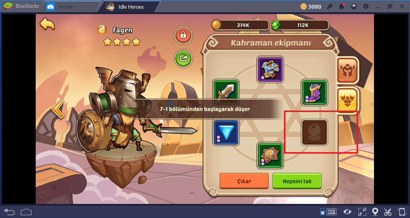 Idle Heroes Ekipman, Gizemli Silah ve Hazine Rehberi