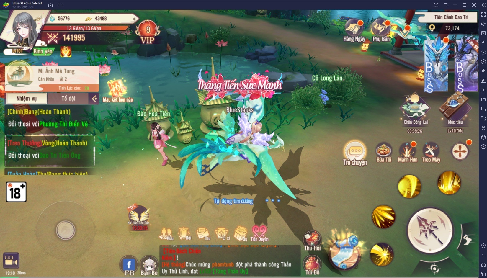 Hướng dẫn cơ bản cách chơi Fairy World: Thần Giới