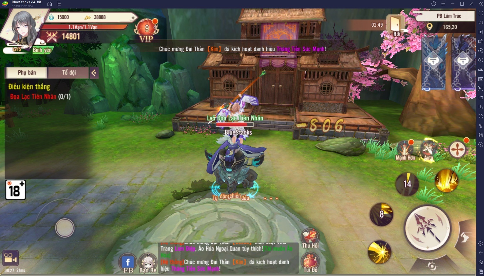 Trải nghiệm game nhập vai tu tiên Fairy World: Thần Giới trên PC với BlueStacks