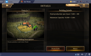 Iron Throne: Gebäude- und Ressourcen-Guide