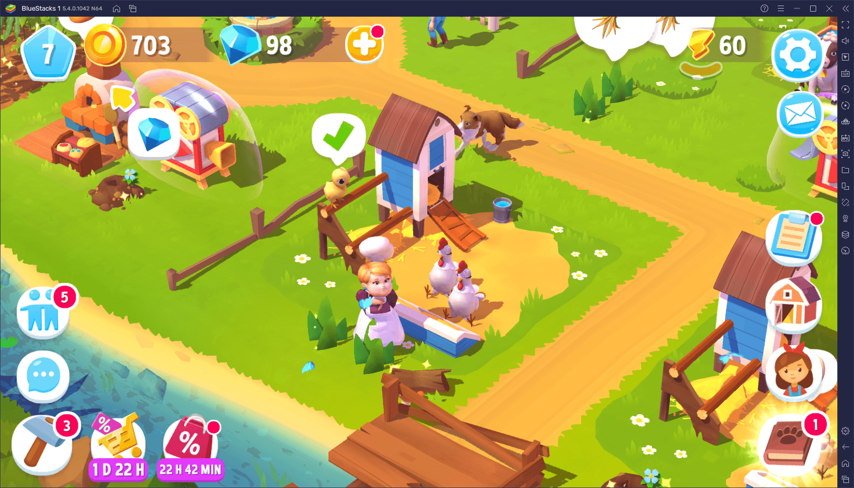 FarmVille 3: Animales en PC - Cómo Usar BlueStacks Para obtener la mejor Experiencia, Automatizar tu Granja, y Mucho Más