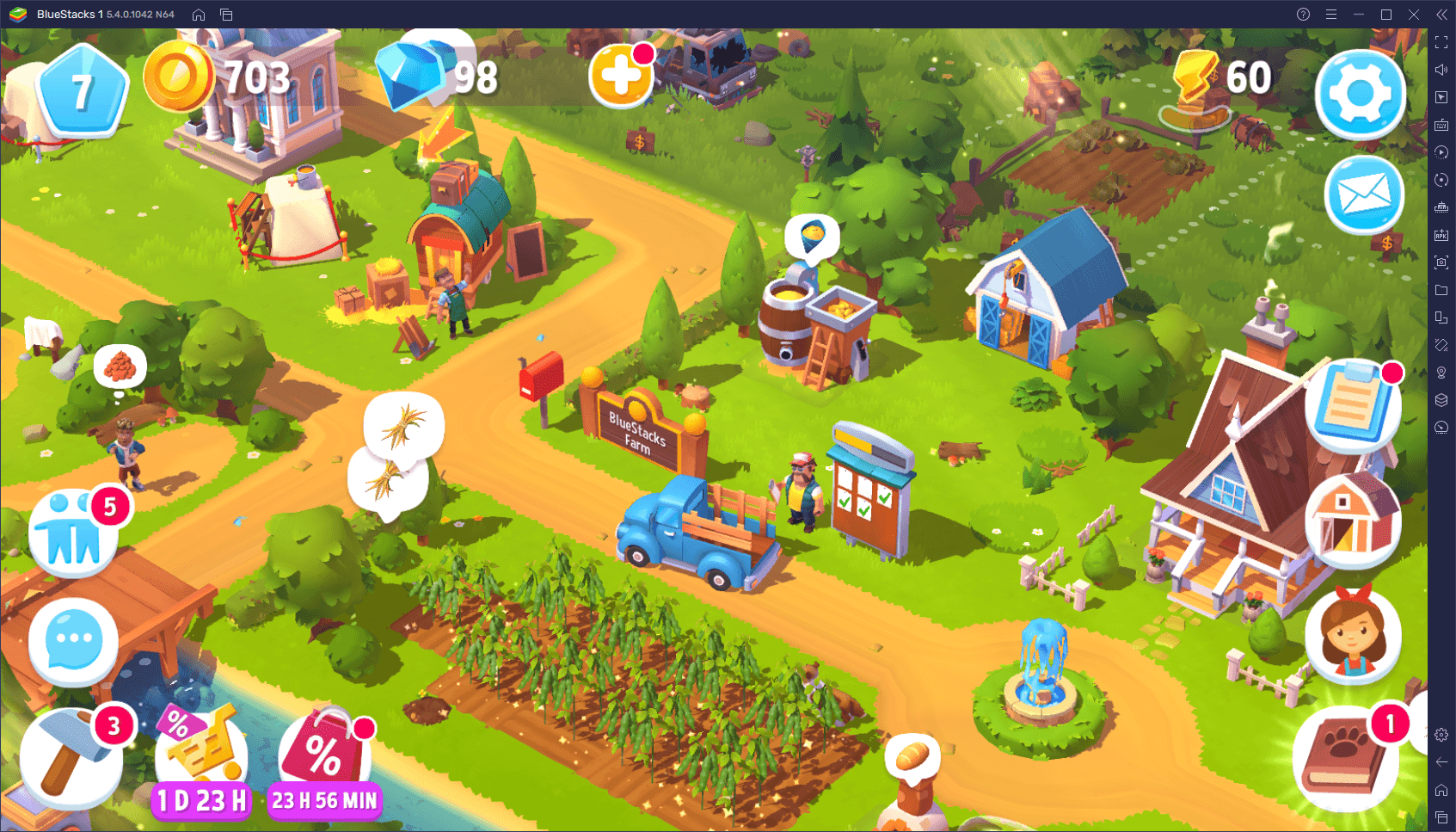 Cómo Jugar FarmVille 3: Animales en PC con BlueStacks