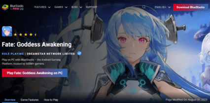 How to Play Fate: Goddess Awakening on PC With BlueStacks