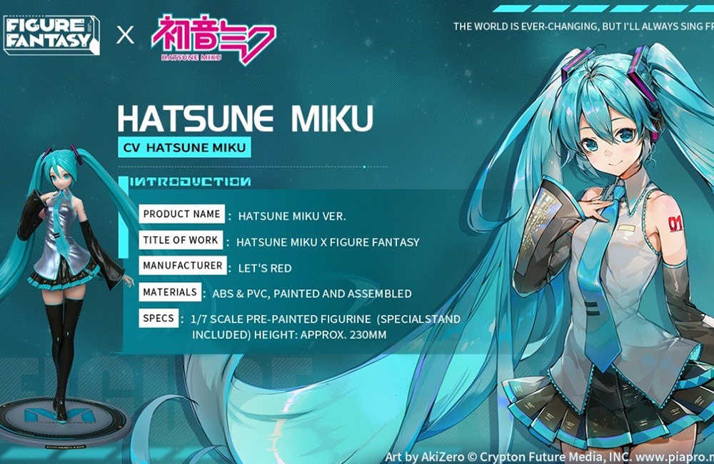 Figure Fantasy Kolaborasi Dengan Hatsune Miku