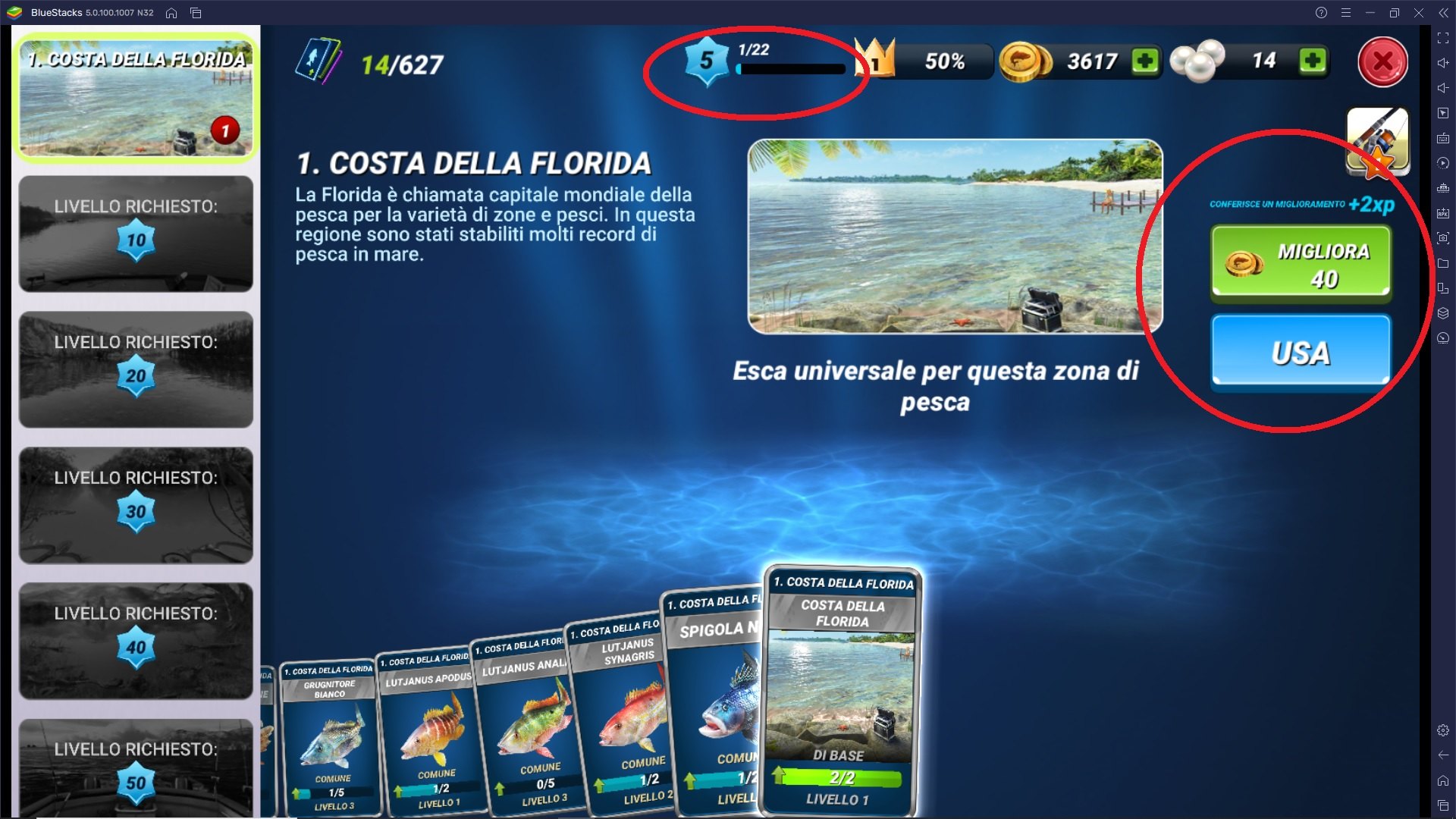 Come pescare in modo efficace in Fishing Clash