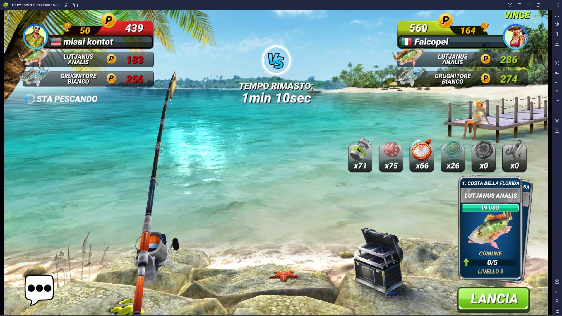 Ottieni punti XP e sblocca rapidamente nuove aree di pesca in Fishing Clash!