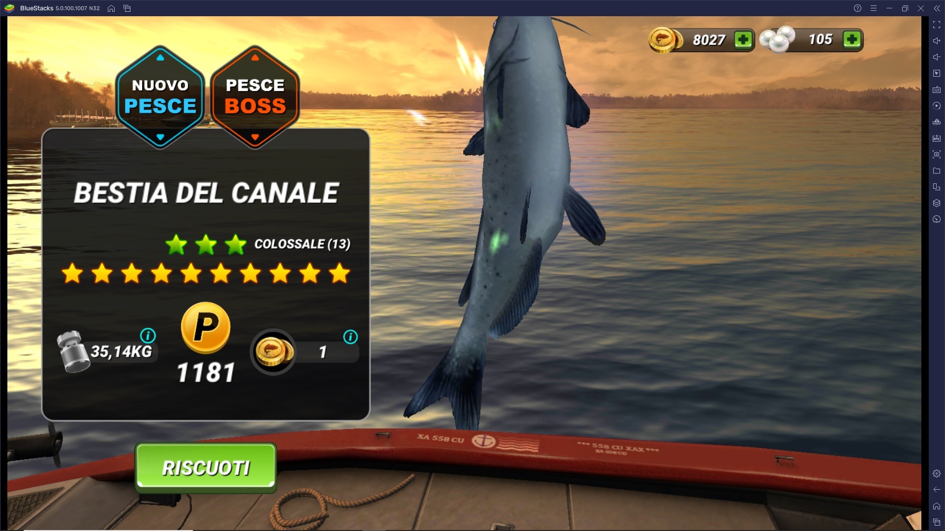 Ottieni punti XP e sblocca rapidamente nuove aree di pesca in Fishing Clash!