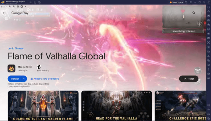 Cómo jugar Flame of Valhalla Global en PC con BlueStacks