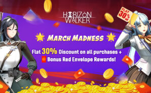 Get Flat 30% Off & Bonus Red Envelopes in Horizon Walker – March Madness Special!