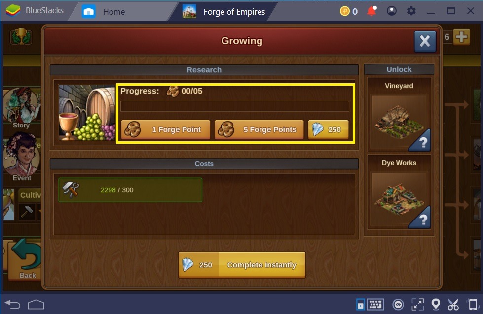 forge of empires using remouse