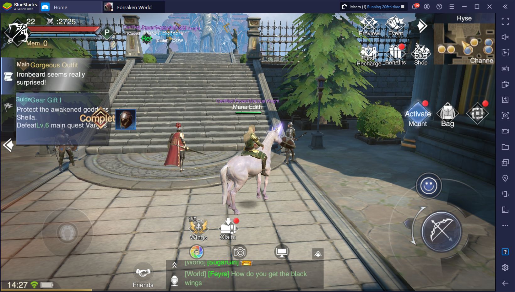 Even though #ForsakenWorld is a Adventure RPG game and 3D video game, it plays a bit like those 2D MMORPGs where you automati…