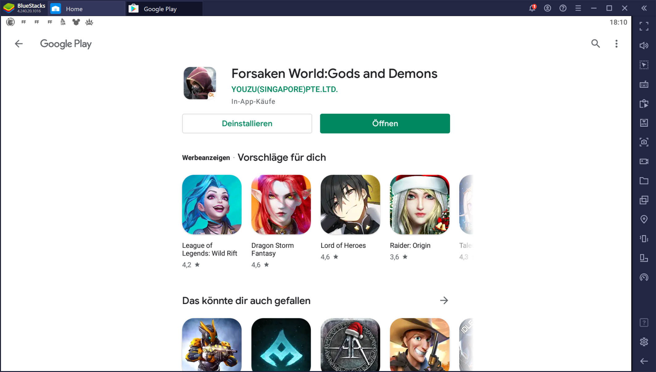 Forsaken World: Gods and Demons auf dem PC - Jetzt verfügbar mit BlueStacks!