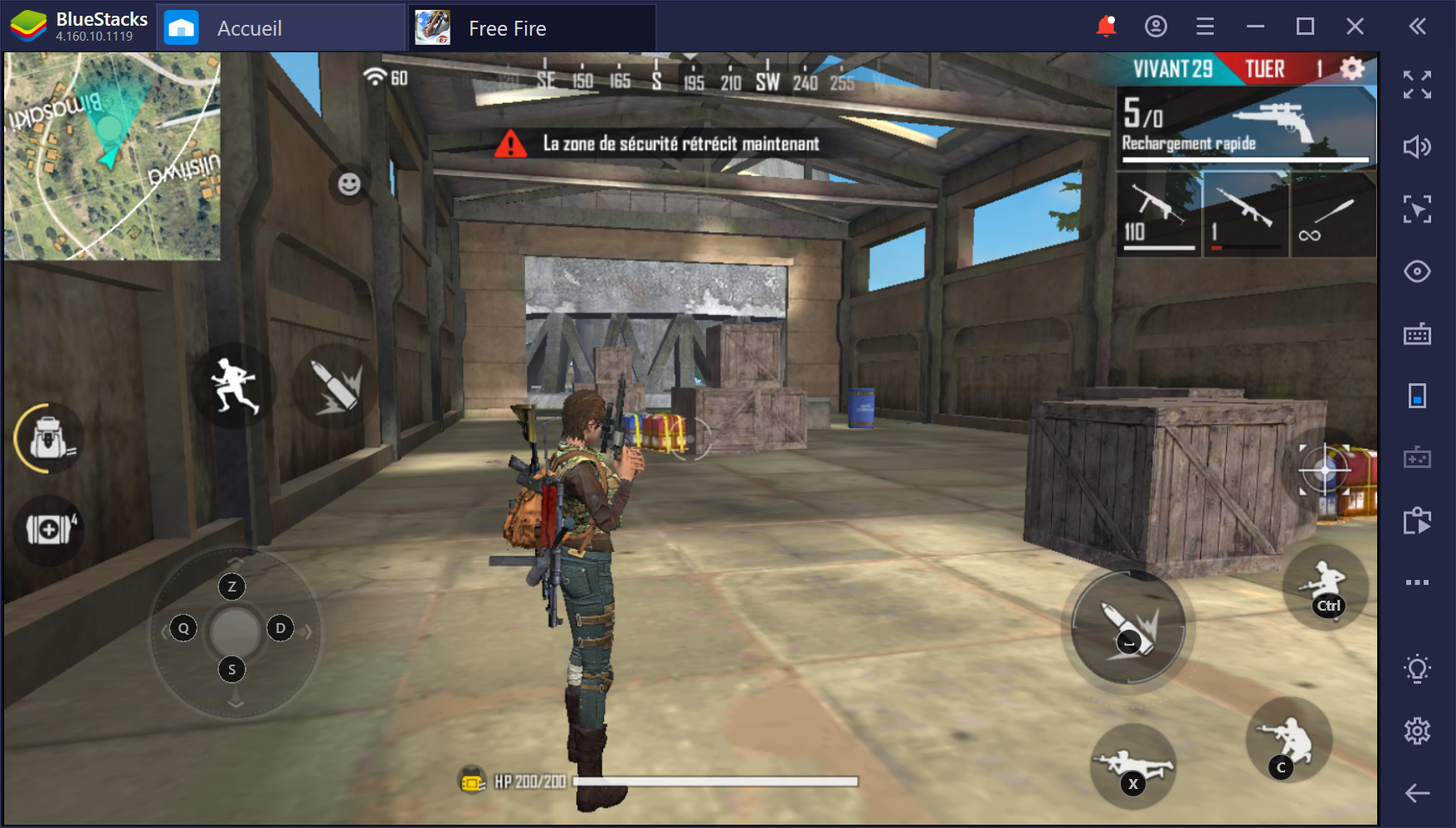 Free Fire sur PC : Guide 2020 sur les armes