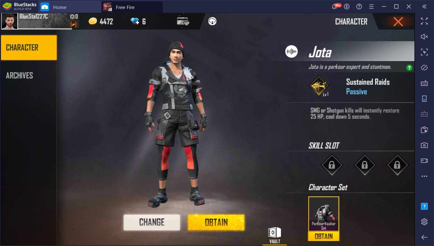 Garena Free Fire Complete Character Guide Updated July 2020 Bluestacks