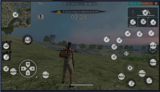 Jogar Free Fire no PC com o Emulador de Android BlueStacks