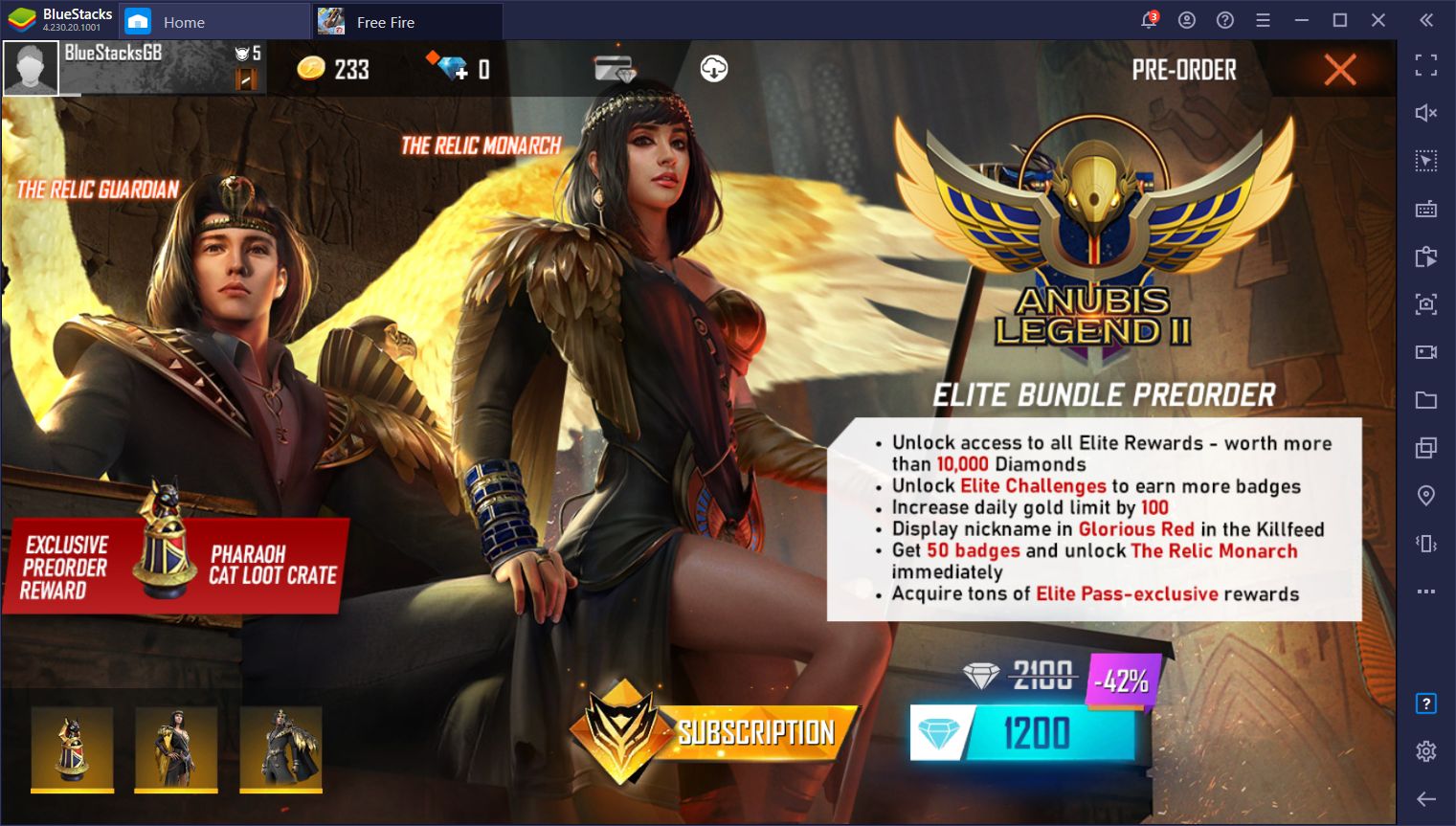 Free Fire ‘Anubis Legend II’ Elite Pass Brings Egyptian – Themed Rewards to the Popular Mobile Battle Royale