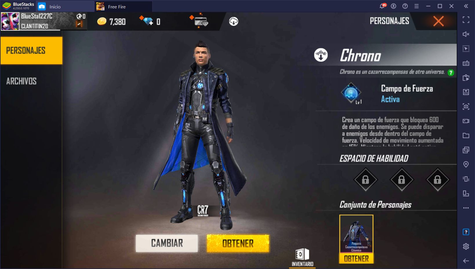 Garena Free Fire: Nuevo Inicio - Nuevo Personaje Basado en Cristiano Ronaldo, Nueva Temporada de Clasificatoria, y Mucho Más