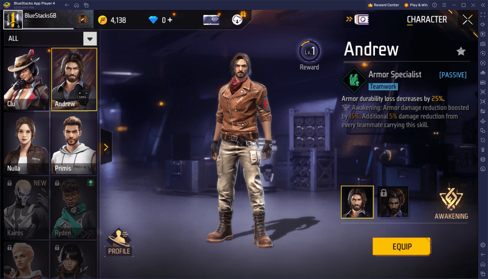 Garena Free Fire - Complete Character Guide