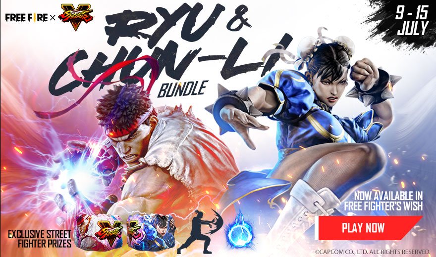 Free Fire x Street Fighter V crossover goes LIVE today: From