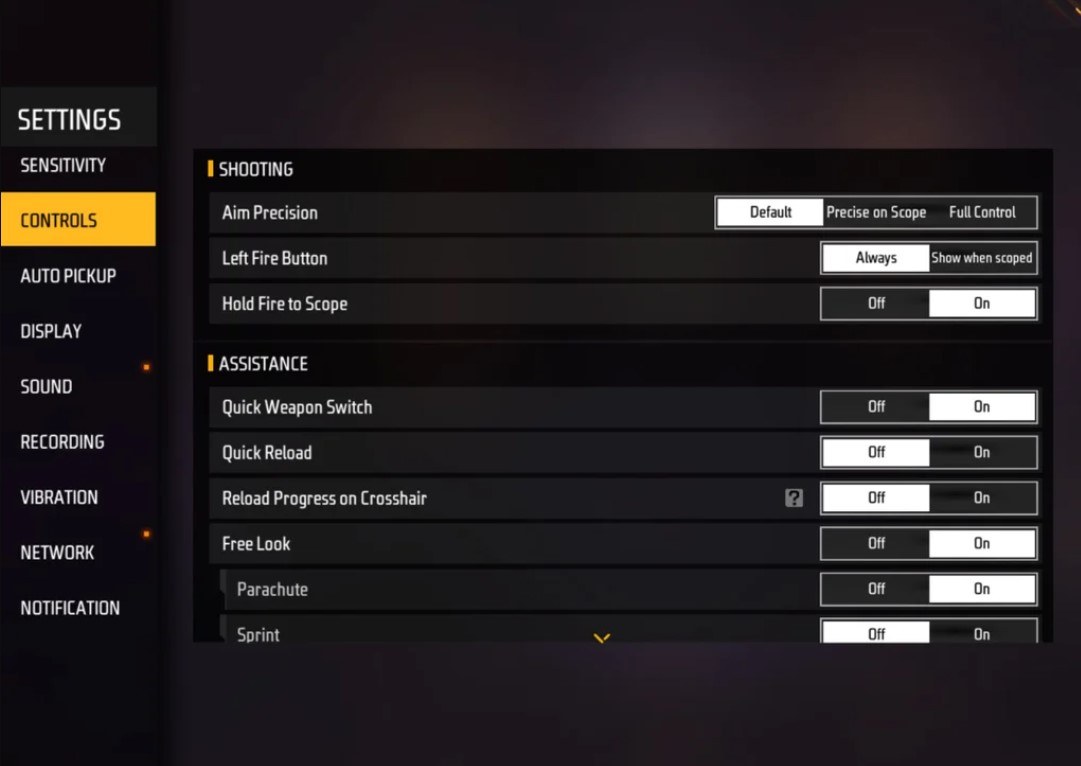 Best Settings for Easier Headshots in Free Fire