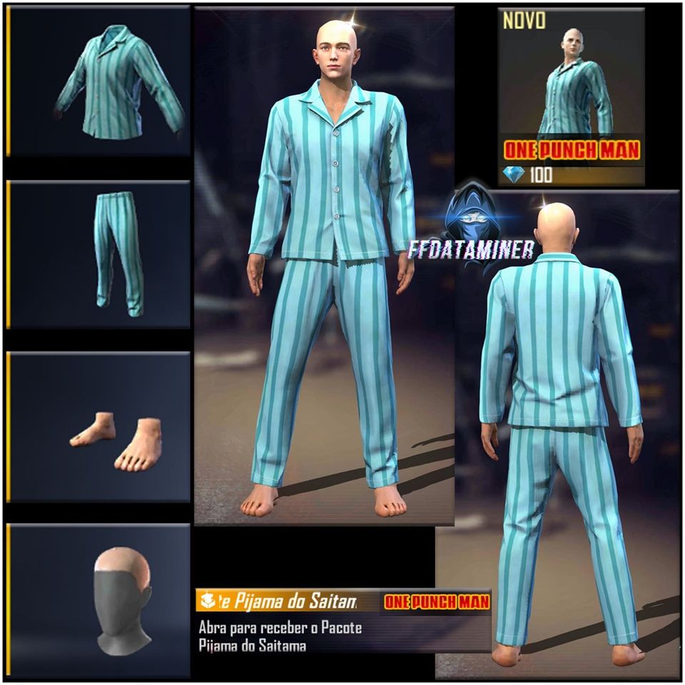 Free Fire: Images of ‘One Punch Man’ Skin Collection Leaked