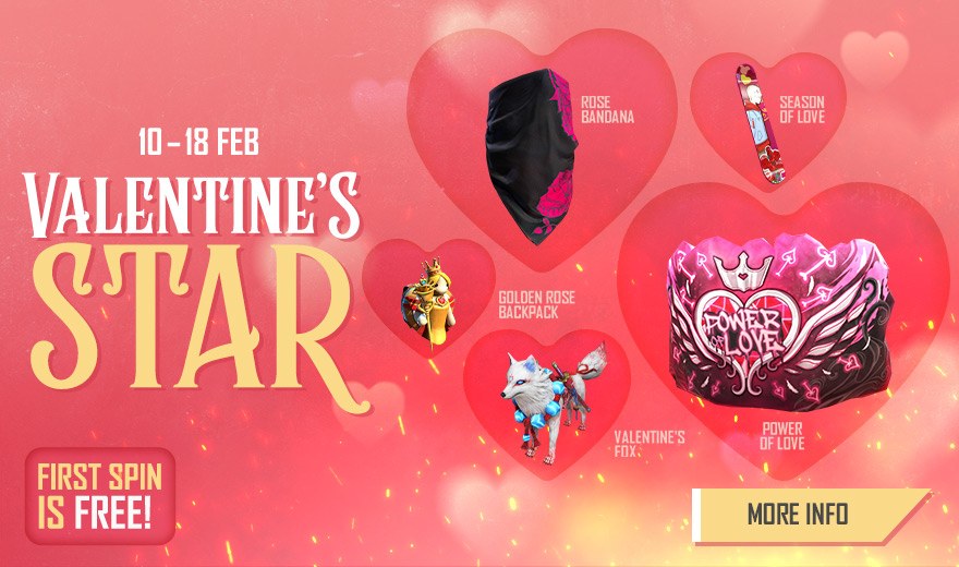 Garena Free Fire releases special Valentine’s Day events